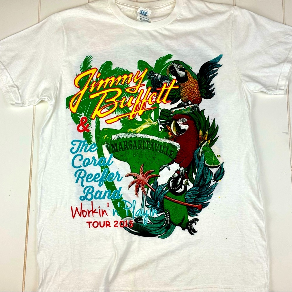 🦜 NWT Jimmy Buffet 2015 Tour T shirt